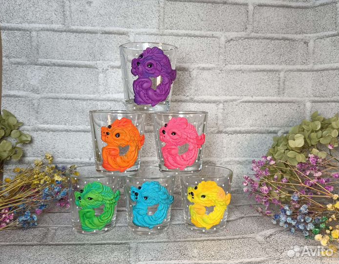 Стопки с декором