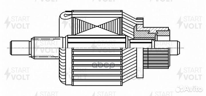 Ротор стартера SR1404 startvolt