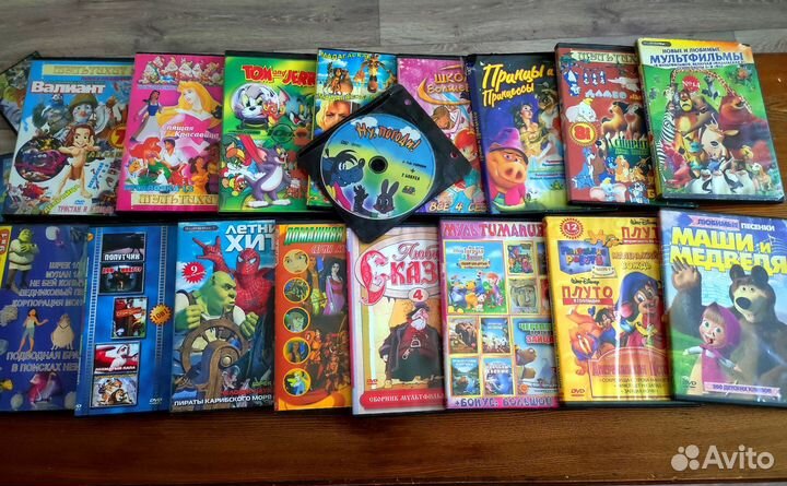 Dvd диски мультфильмы