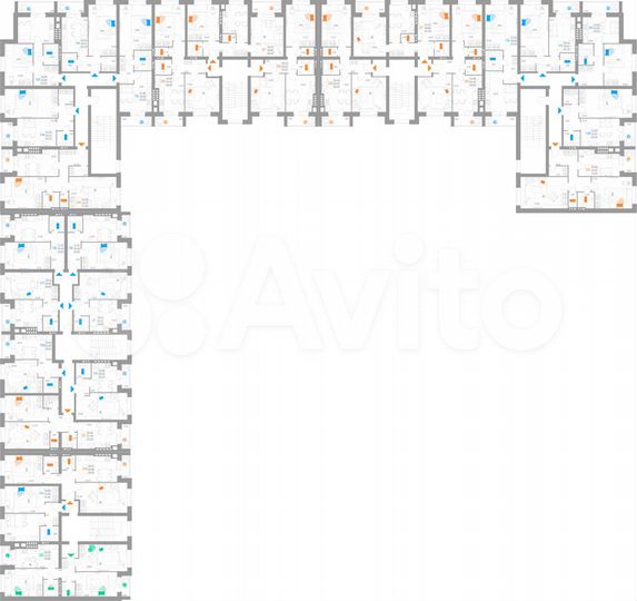 1-к. квартира, 50,2 м², 4/5 эт.