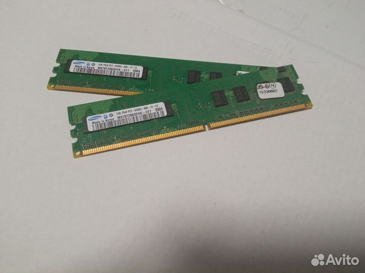 Оперативная память DDR2 Samsung 2 Гб