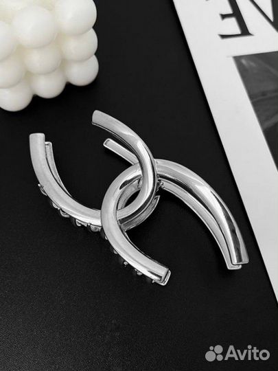 Крабик для волос металлический большой