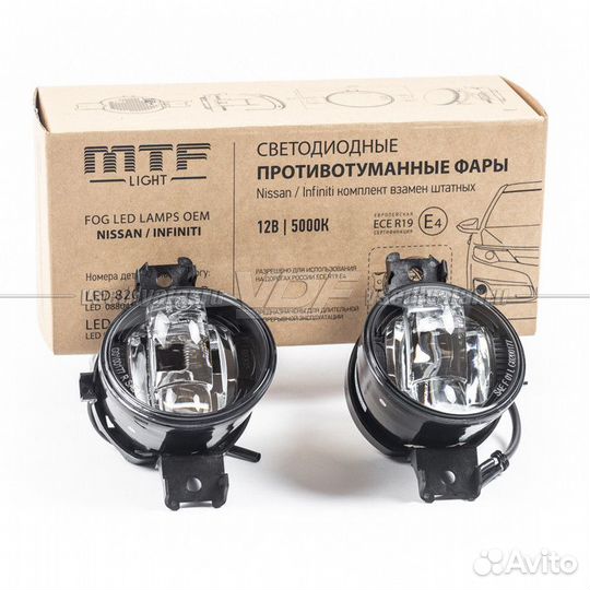 Светодиодные противотуманные фары MTF Nissan /Infi