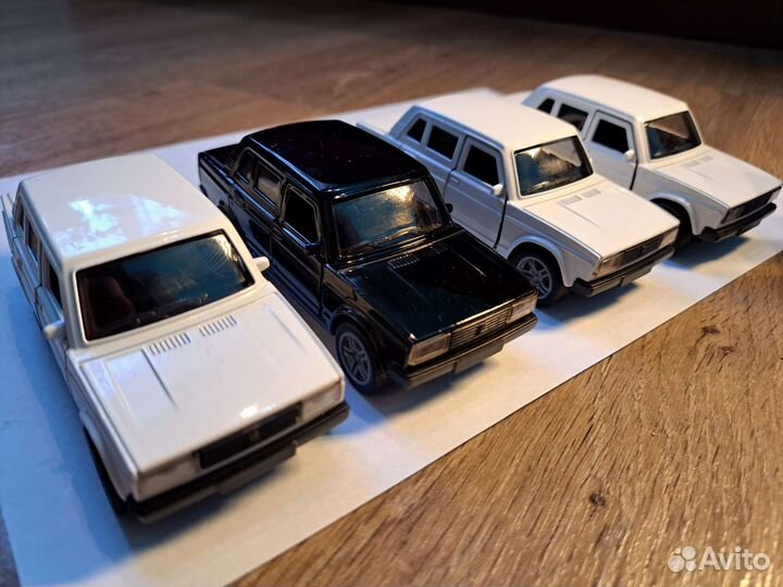 Машинки металлические ваз 2107