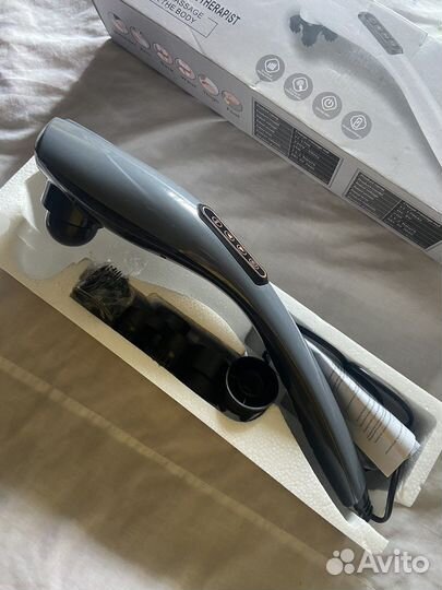 Массажер для тела Charge massage rod, серый