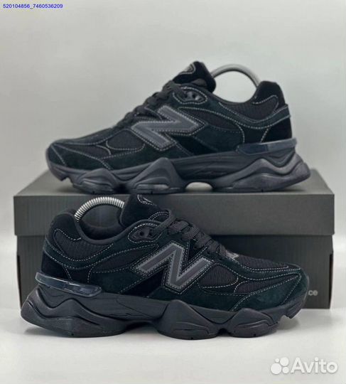 Мужские Кроссовки New Balance 9060 Black (Арт.9392