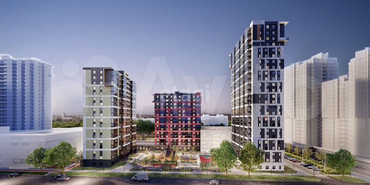 3-к. квартира, 72,6 м², 6/18 эт.