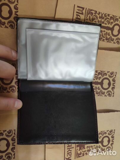 Обложка для автодокументов макей Ручная работа Бел