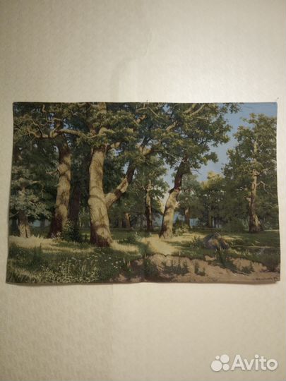 Картина гобелен -дубовая роща