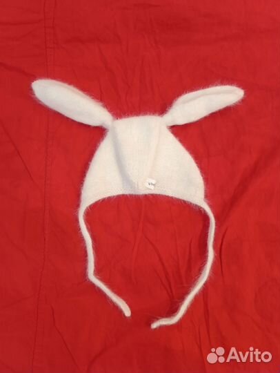 Пуховая шапка (ручная работа)