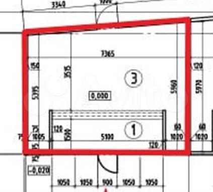 Торговое помещение 60 м²