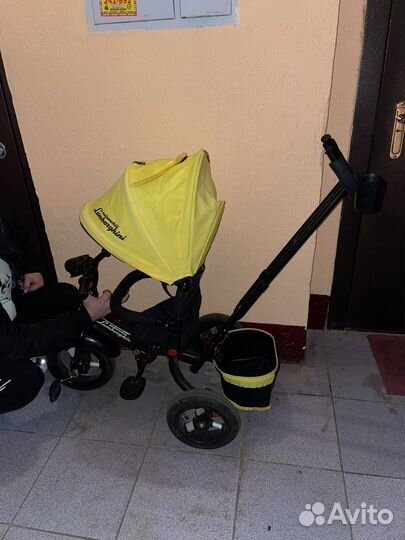 Детский трехколесный велосипед lamborgini