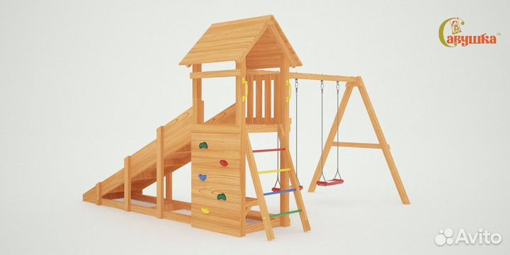 Игровой комплекс уличный качели лодочка доставка