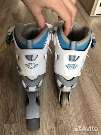 Роликовые коньки bladerunner 19 см. Защита и шлем