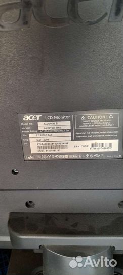 Монитор Samsung aser Al2016W