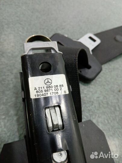 Ремень безопасности передний левый Mercedes-Benz