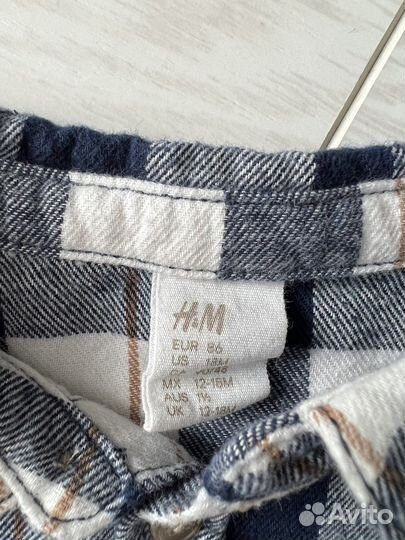 Рубашка для мальчика 86 h&m