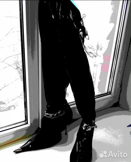 Сапоги ботфорты