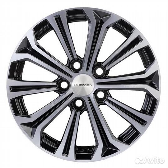 Khomen 1610 : 6,5x16 5*112 Et:50 Dia:57,1 Black-FP