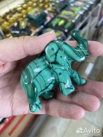 Слон малахит