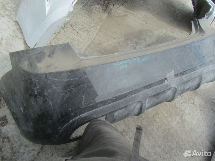 Бампер задний Kia rio 2 седан рестайл 09-11