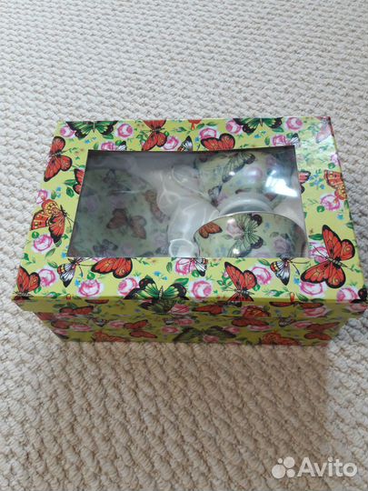 Подарочный набор 4 предмета фарфор, 200мл