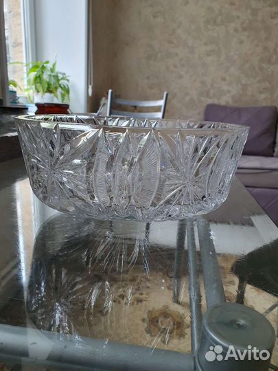 Хрустальная ваза