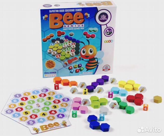 Игра настольная Bee Genius Гениальная пчела
