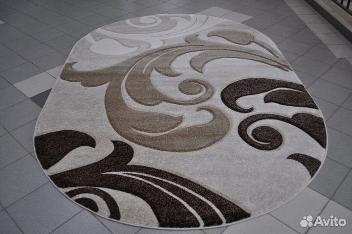 Ковер рельефный р-р : 2.0х3.0 (№ 28814 о) новый