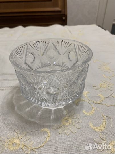Хрустальные вазочки времен СССР
