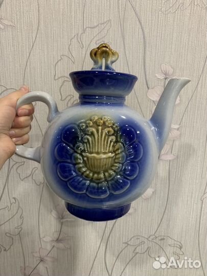 Чайник заварочный СССР 1,8 л керамика новый