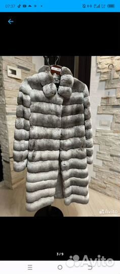 Натуральная шубка кролик рекс р 44