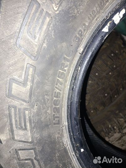 Bridgestone dueler AT 265 75 r16