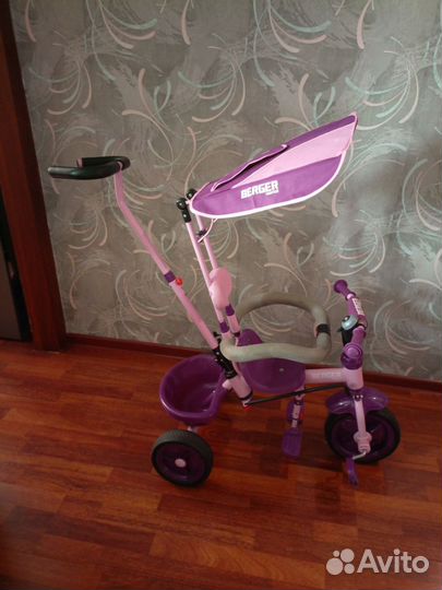 Велосипед с родительской ручкой