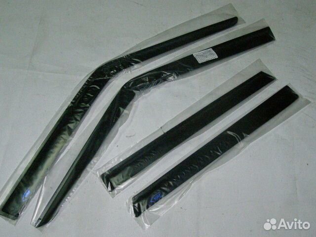 Ветровики ваз 2109-2114 черные