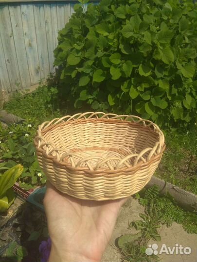 Плетеные корзины, короба, подставки