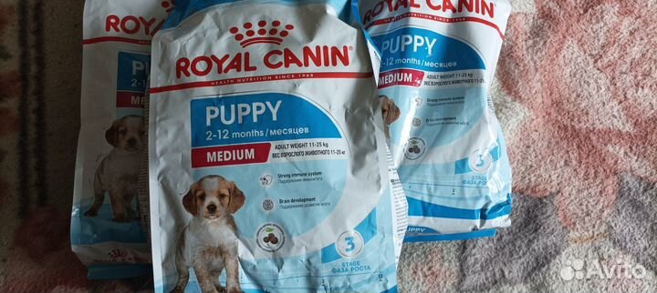 Сухой корм для собак - Royal Canin Medium Puppy 3к