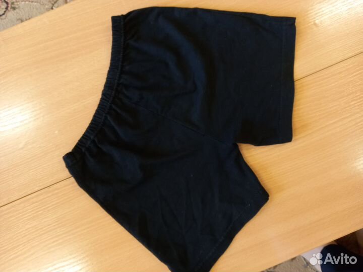 Шорты чёрные р.116-122