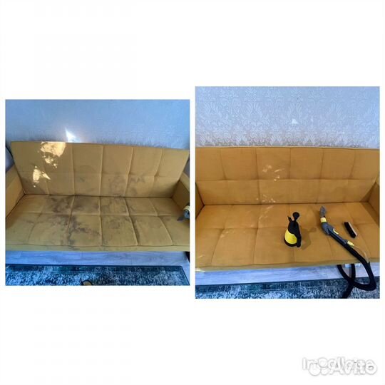 Химчистка мягкой мебели, дивана матраса и ковров