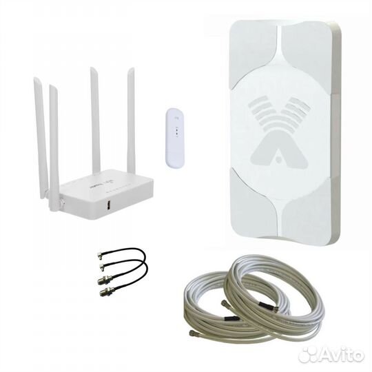 Комплект усиления 3G/4G (ант. agata+роутер+модем)