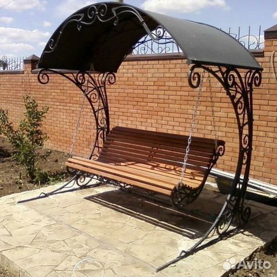 Кованые качели / Садовые качели