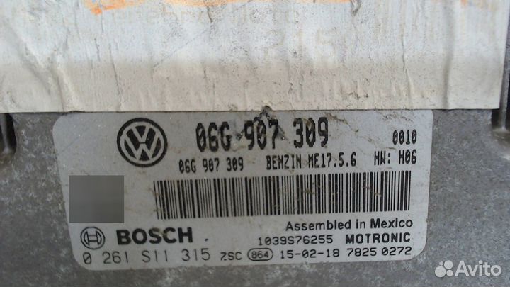Блок управления двигателем Volkswagen Jetta 6, 201