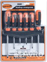 Набор отверток 6 предметов с шестигранным стерж