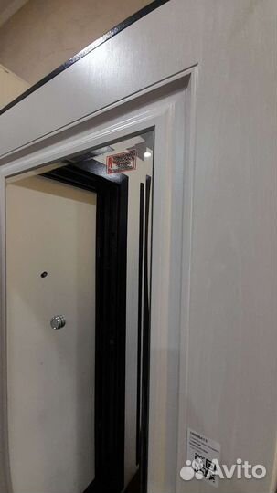 Дверь входная с зеркалом. Гарда 7.5