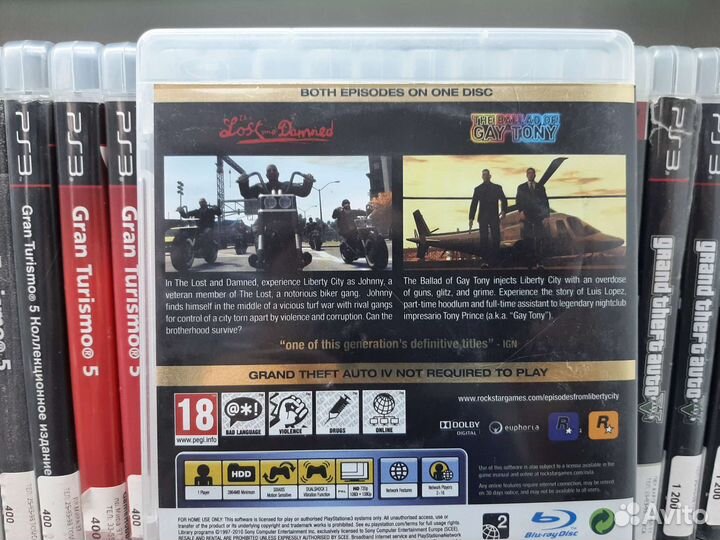 GTA: episodes from Liberty City (ps3)