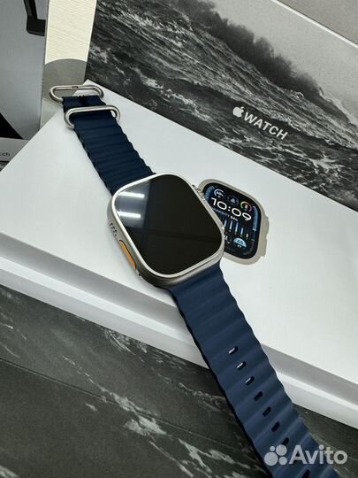 Apple watch Ultra 2 49mm ocean band Blue