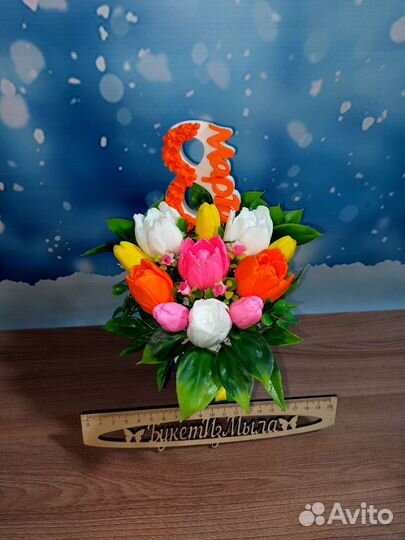 Мыло ручной работы 8 марта