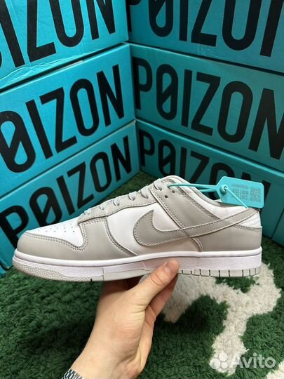 Nike dunk low grey fog оригинал