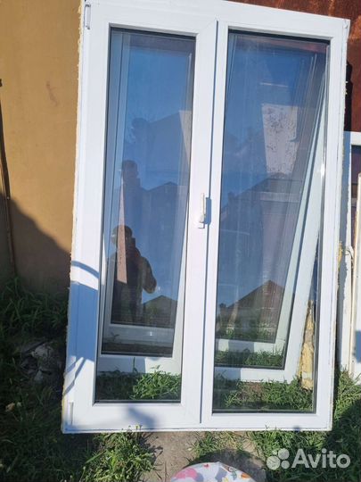 Дверь входная алюминиевая бу