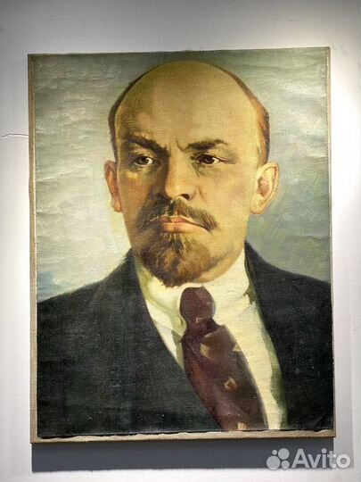 Советская картина Ленин В.И. масло/холст